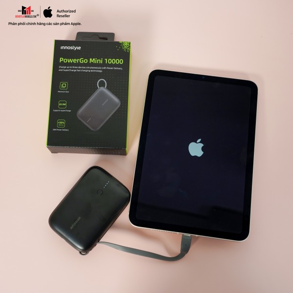 IP22PDBLK - Pin sạc dự phòng Innostyle 10.000 mAh 22.5W Powergo mini tích hợp cáp USB-C - 11
