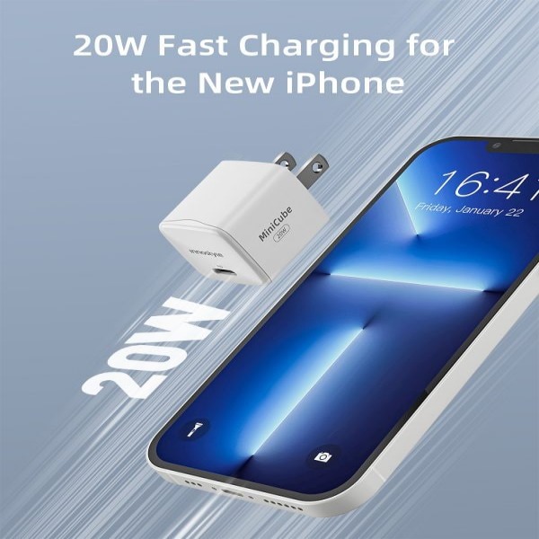 IMC20PDWHI - Cốc sạc nhanh Innostyle 20W Type-C Ultra Minicube - 9