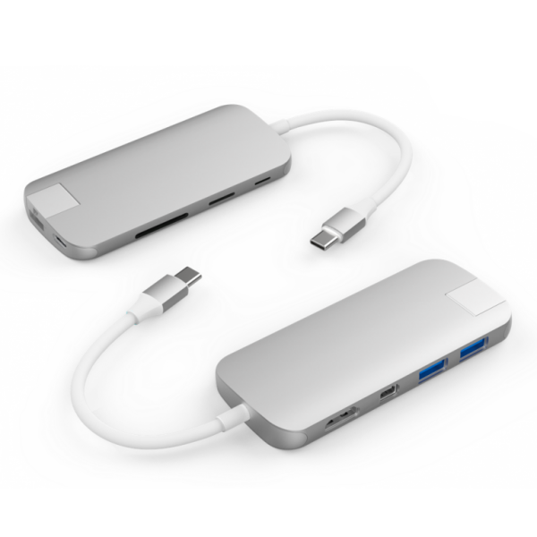 HD247BSILVER - Hub chuyển đổi HyperDrive 8 in 1 Type-C Slim HD247B - 2