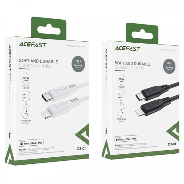 C301WH - Cáp Type-C to Lightning ACEFAST MFi 1.2M C301 - 9