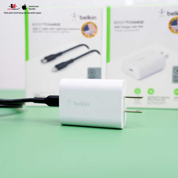 CAA003BT1MBK - Cáp Type-C to Lightning Belkin 30W vỏ nhựa 1M - 14