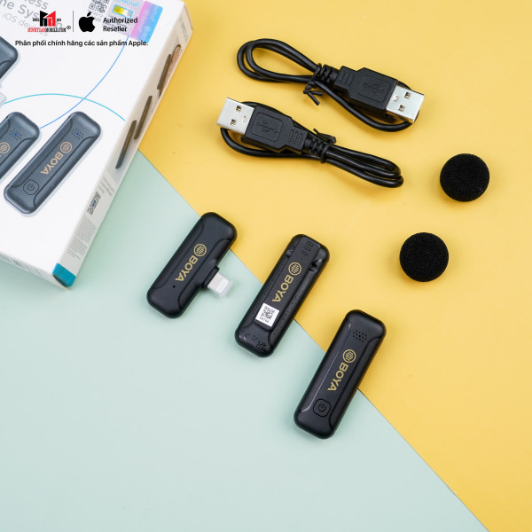WM3T2-D2 - Micro không dây Boya kết nối qua cổng Lightning - 15