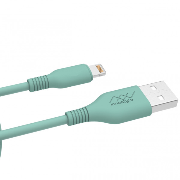 JIAL150LBL - Cáp USB-A to Lightning Innostyle Jazzy MFi 1.5M JIAL150 - 12