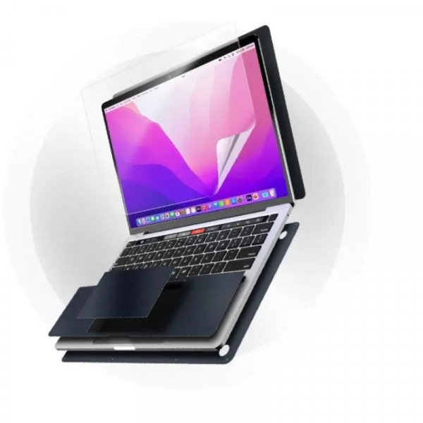 MOC4054 - Bộ dán MacBook Air 13 inch M2 M3 M4 MOCOLL 5 in 1 - 3