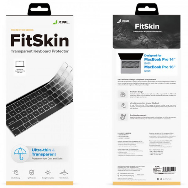 JCP2442 - Phủ phím MacBook Air M2 M3 Pro M1 14 16 inch JCPAL Fitskin TPU - 4