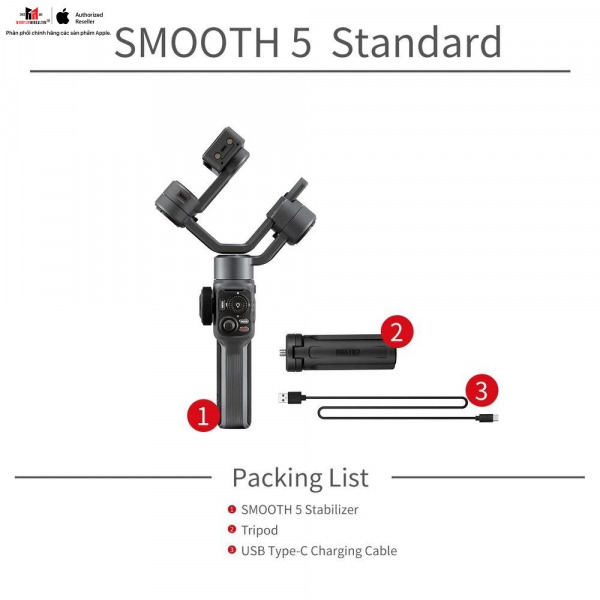 SMOOTH5 - Gimbal chống rung Zhiyun Smooth 5 - 2