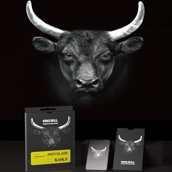 BJ409 - Cường lực chống vân tay iPhone 14 13 13 Pro Mipow Kingbull Premium Silk HD (2.7D) - 8