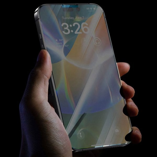 BJ412 - Cường lực chống vân tay iPhone 14 Pro Max Mipow Kingbull Premium Silk HD (2.7D) - 5