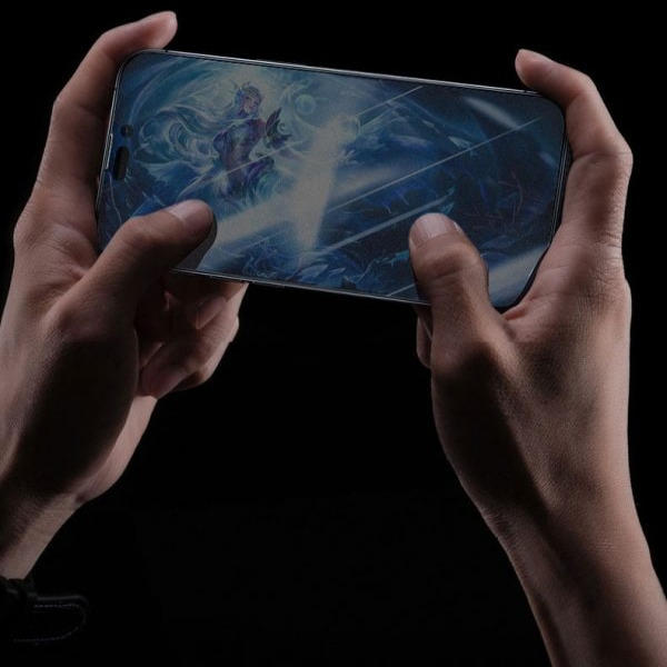 BJ412 - Cường lực chống vân tay iPhone 14 Pro Max Mipow Kingbull Premium Silk HD (2.7D) - 8