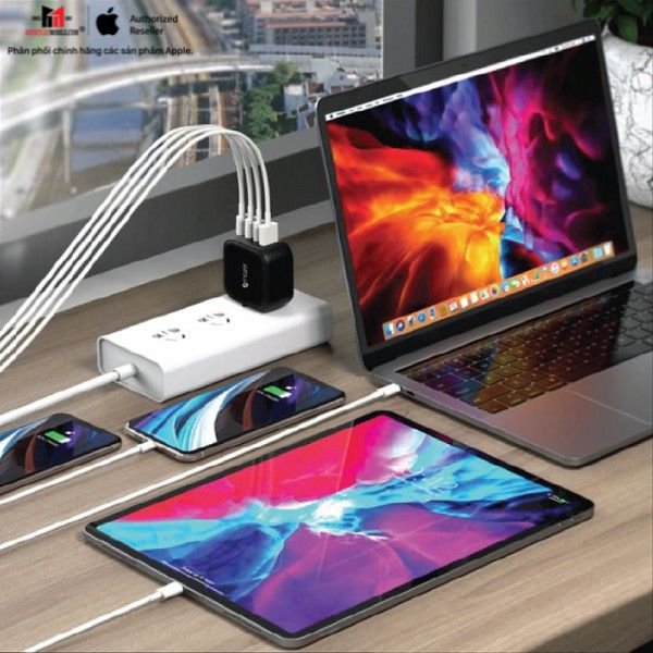 MGAN100WWH - Cốc sạc nhanh Mazer 100W Infinite Boost SuperMINI GaN Wall Charger - 3
