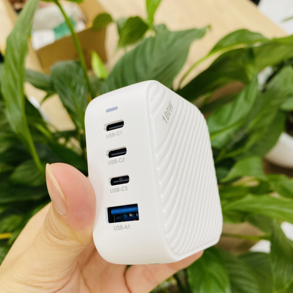 MGAN100WWH - Cốc sạc nhanh Mazer 100W Infinite Boost SuperMINI GaN Wall Charger - 10