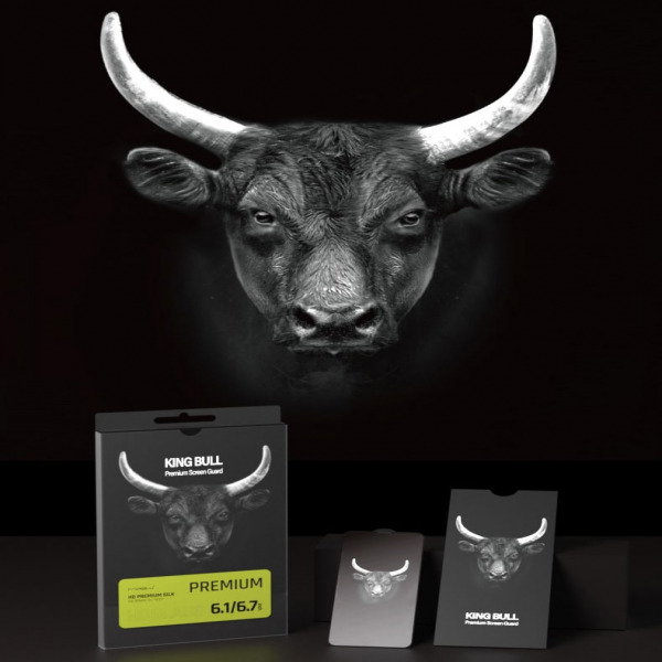 BJ405 - Cường lực iPhone 14 13 13 Pro Mipow Kingbull Premium Silk HD (2.7D) - 8