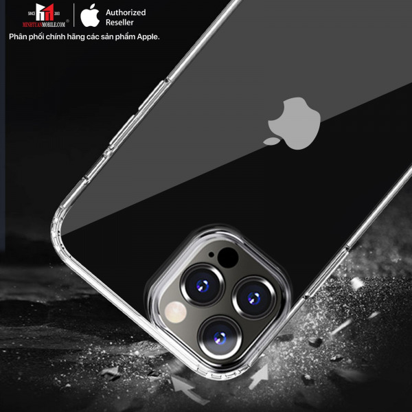 PS34CR - Ốp lưng iPhone 14 Mipow Tempered Glass Transparent - 7