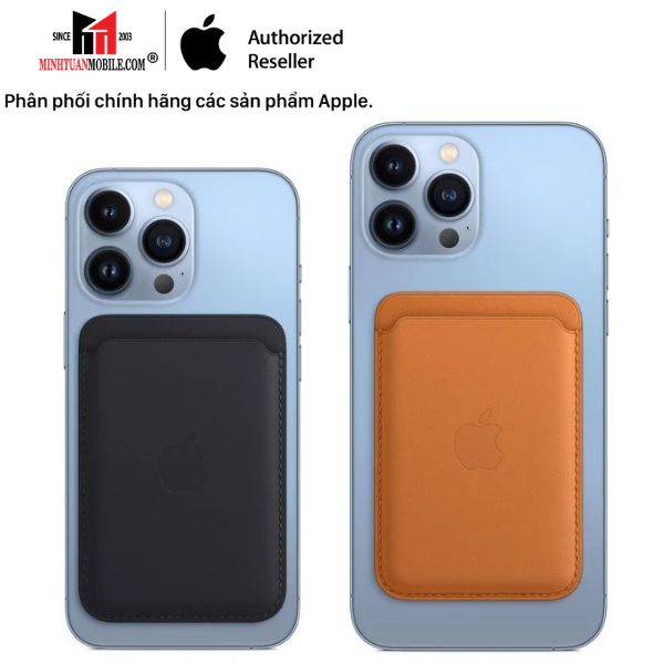 MPPW3FE A - Ví da Apple iPhone Leather Wallet with MagSafe Chính Hãng - Ink - 19