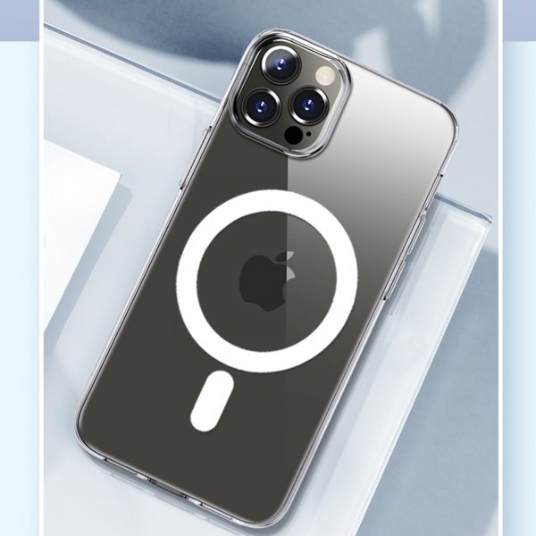 MGC14CCR - Ốp lưng MagSafe iPhone 14 Pro Mipow Tempered Glass Transparent - 3