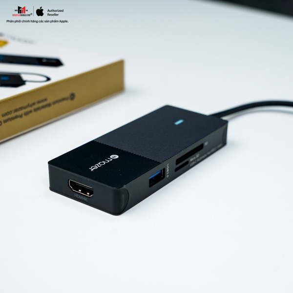 MUC2MULTI7002BK - Hub chuyển đổi Mazer 7 in 1 Type-C Infinite.Multimedia Pro MULTI7002 - 12