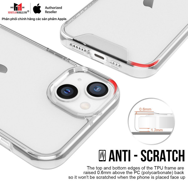 JA6402 - Ốp lưng iPhone 14 Plus 15 Plus Jinya Crystal - 2