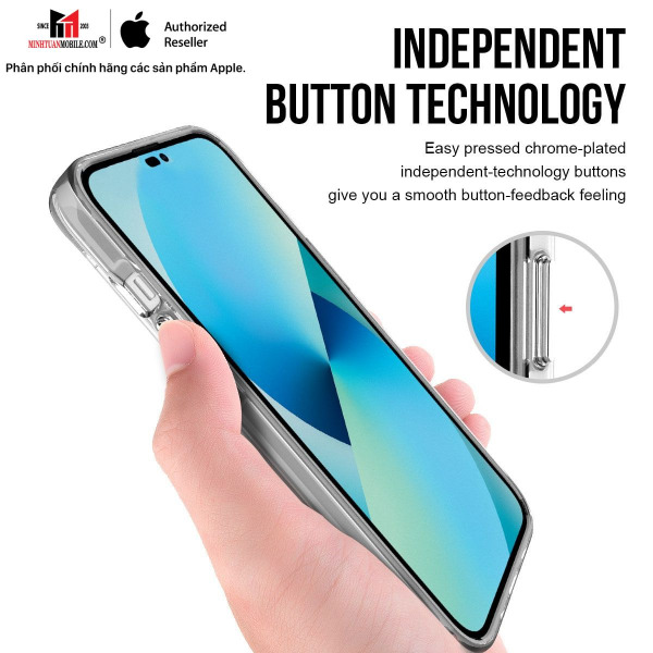 JA6402 - Ốp lưng iPhone 14 Plus 15 Plus Jinya Crystal - 4