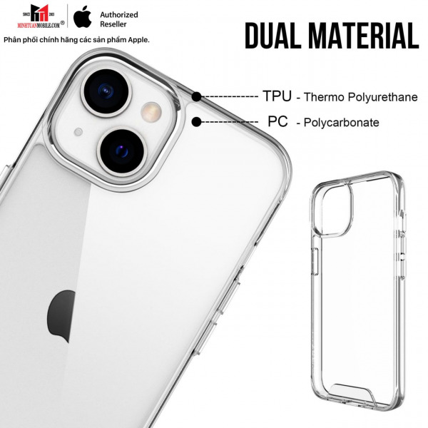 JA6402 - Ốp lưng iPhone 14 Plus 15 Plus Jinya Crystal - 5