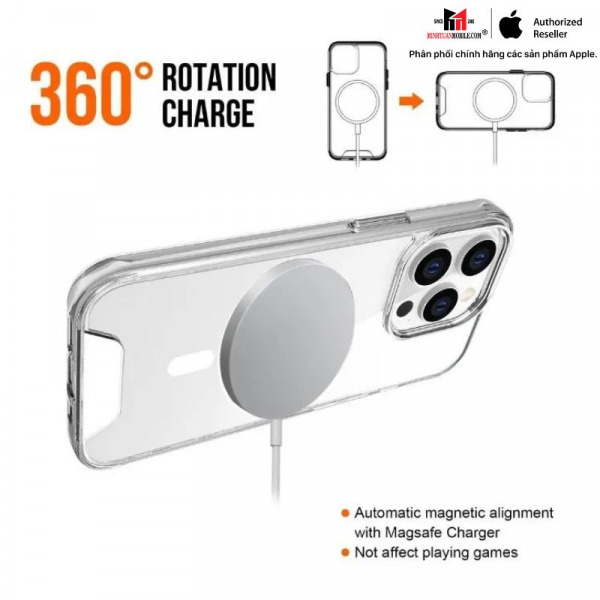 JA6429 - Ốp lưng Magsafe iPhone 14 Pro Jinya Crystal - 3