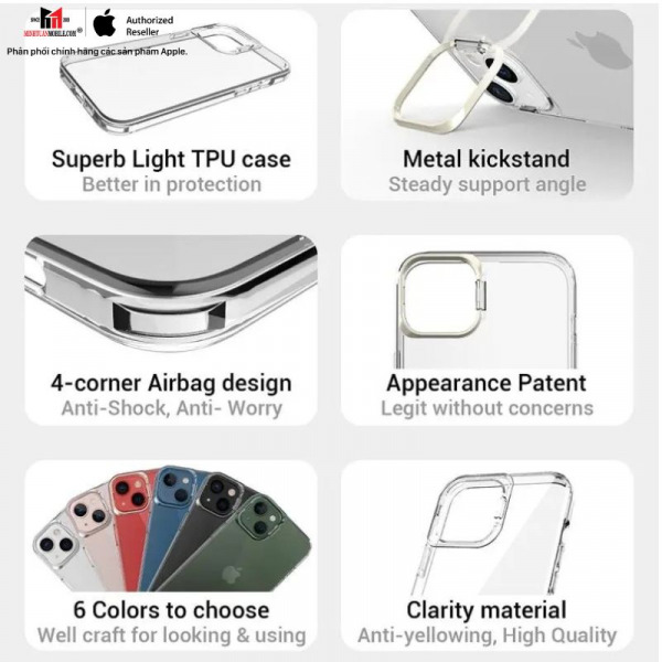 JA6378 - Ốp lưng iPhone 14 Pro Max Jinya Proclear - 2
