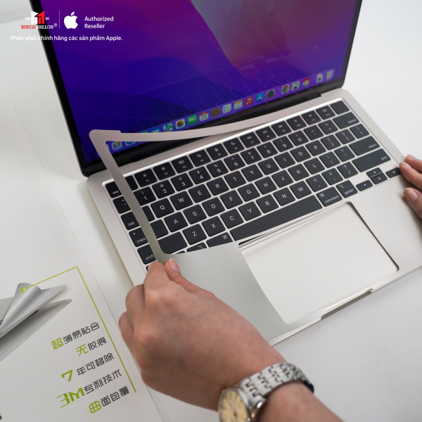JMA13M2MN - Bộ dán MacBook Air 13 inch M2 M3 M4 JRC 5 in 1 Full - 6