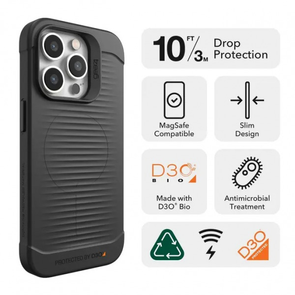 702010067 - Ốp lưng chống sốc iPhone 14 Pro Max Gear4 D3O Havana - 2