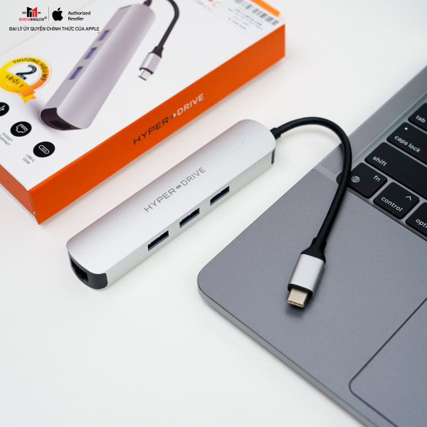 HD233BGREY - Hub chuyển đổi HyperDrive 6 in 1 Type-C 4K HDMI HD233B - 6