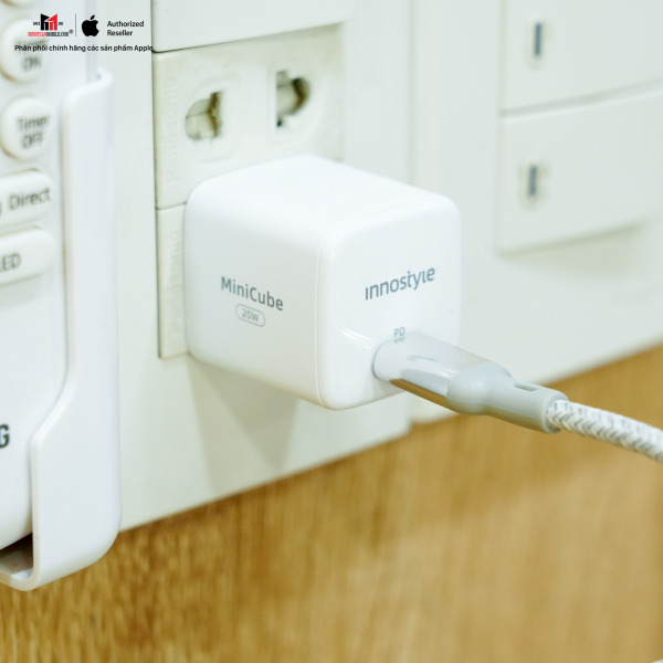 IMC20PDWHI - Cốc sạc nhanh Innostyle 20W Type-C Ultra Minicube - 4