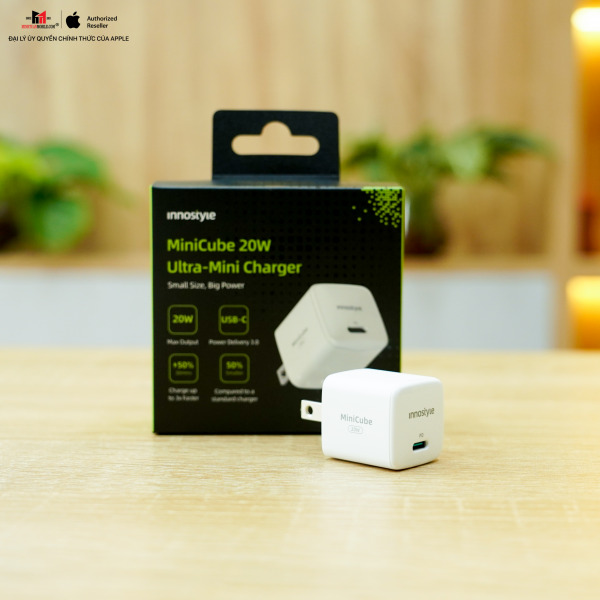IMC20PDWHI - Cốc sạc nhanh Innostyle 20W Type-C Ultra Minicube - 2