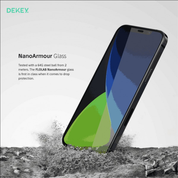 41180551803 - Cường lực iPhone 12 Mini Dekey Luxury (có viền) - 2