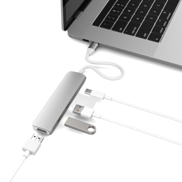 GN22BGRAY - Hub chuyển đổi HyperDrive 4 in 1 Type-C 4K HDMI GN22B - 4