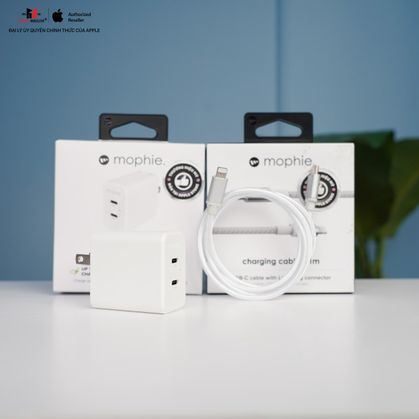409909356 - Cốc sạc nhanh Mophie 45W 2 cổng Type-C GaN - 9