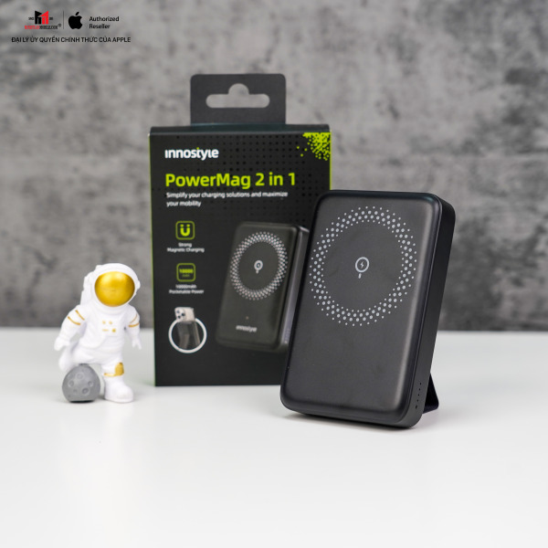 IS20PDLV - Pin sạc dự phòng Innostyle 10.000 mAh 20W PowerMag 2 in 1 Stand - 14