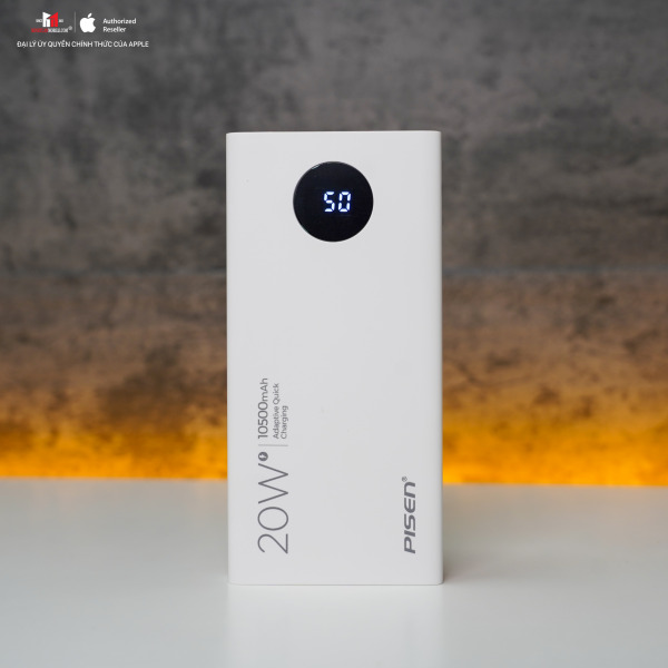TSD306WT - Pin sạc dự phòng Pisen 10.500 mAh 20W QUICK PowerU LED Ultra - 9