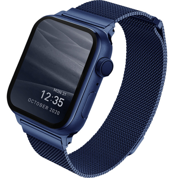 41DANGRN - Dây đeo Apple Watch 38 40 41mm UNIQ Dante Milan Mesh Steel Strap - 2