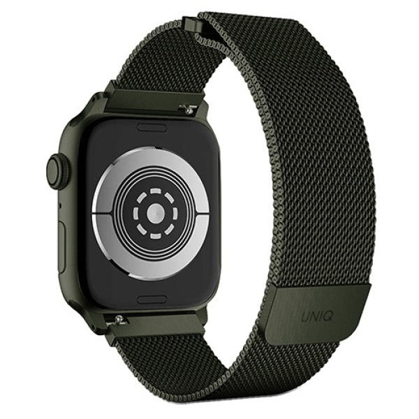 41DANGRN - Dây đeo Apple Watch 38 40 41mm UNIQ Dante Milan Mesh Steel Strap - 5
