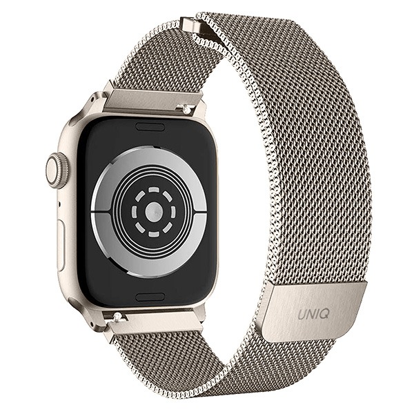 41DANGRN - Dây đeo Apple Watch 38 40 41mm UNIQ Dante Milan Mesh Steel Strap - 6