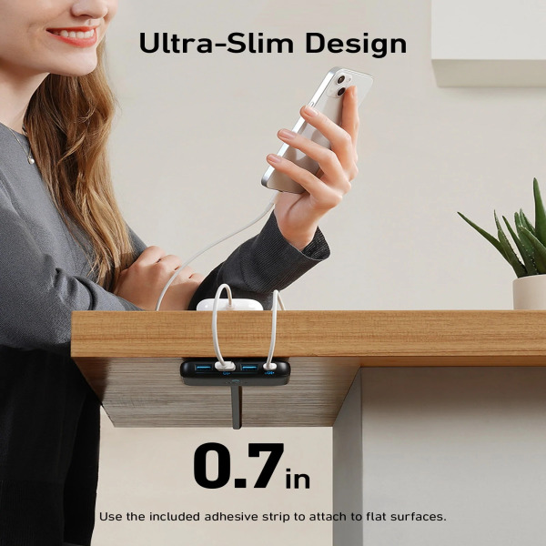 A2045 - Hub sạc 4 cổng Anker PowerPort Atom III Slim 65W PIQ 3.0 & GaN A2045 - 4