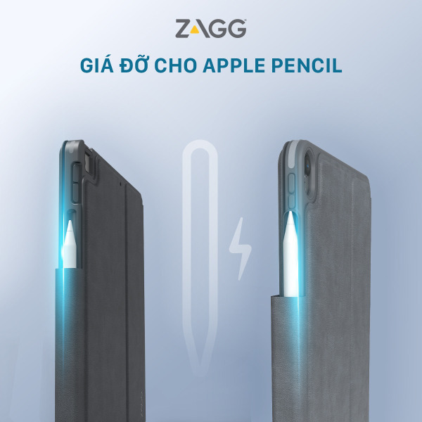 103407271 - Ốp lưng kèm bàn phím iPad 10.9 11 inch ZAGG Pro Keys - 2