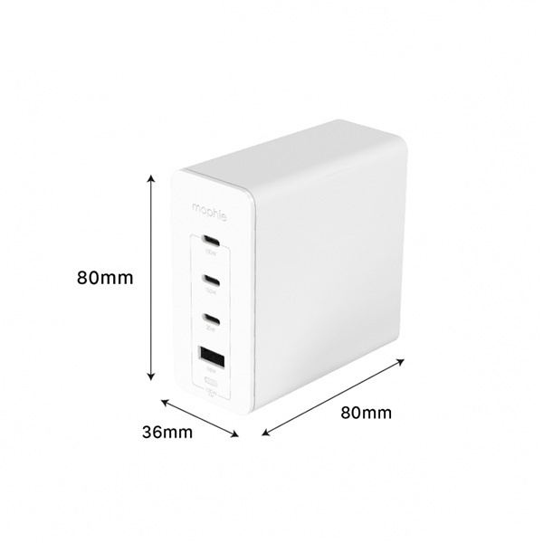 409909358 - Bộ Hub sạc nhanh Mophie Power Delivery 120W GaN - 4