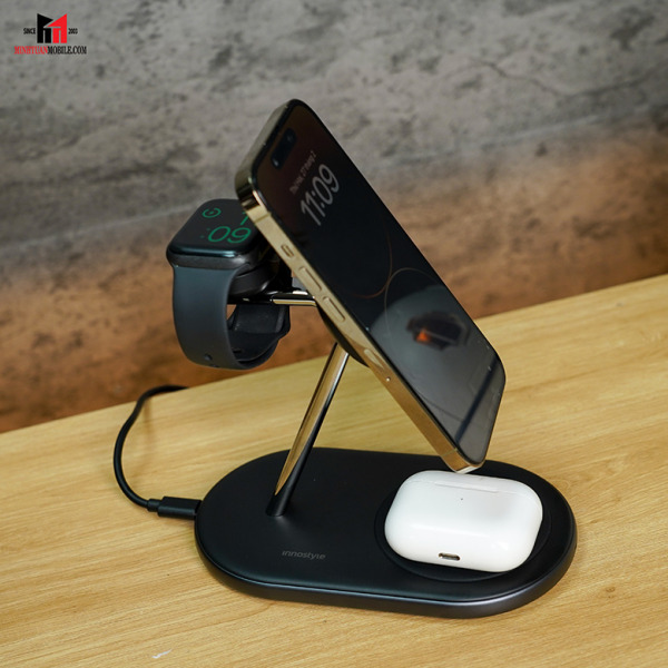 IMWC311BLK - Đế sạc không dây Innostyle Magstation 3 in 1 - 9
