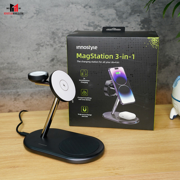 IMWC311BLK - Đế sạc không dây Innostyle Magstation 3 in 1 - 19
