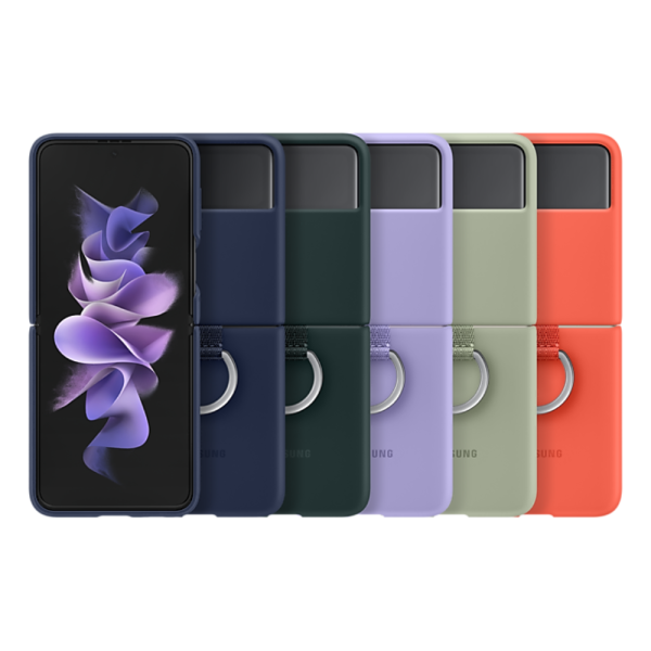 EF-PF711TNEGWW - Ốp lưng Samsung Galaxy Z Flip3 5G Silicone kèm vòng đeo - 6