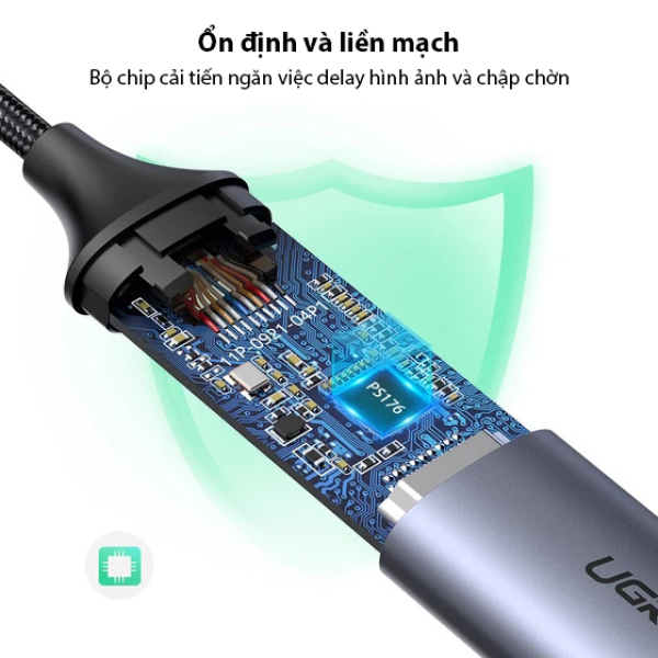 70444 - Hub chuyển đổi Ugreen Type-C to HDMI 4K 60Hz CM297 - 7