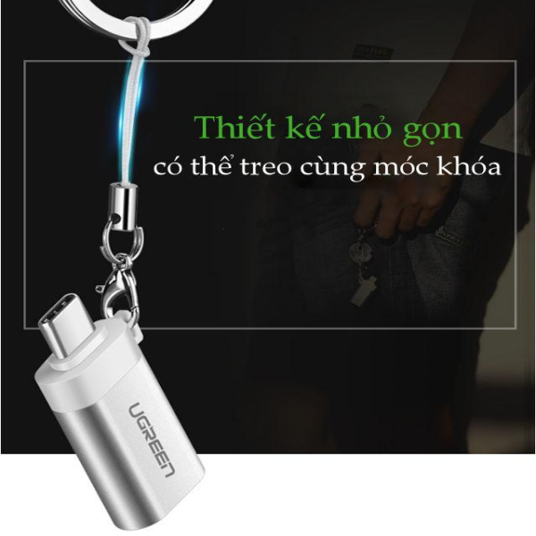 50283 - Đầu chuyển đổi Type-C sang USB-A 3.0 Ugreen US270 - 2