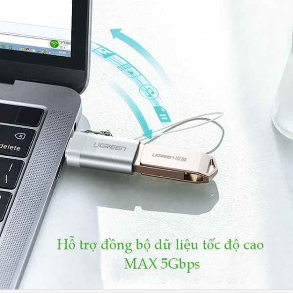50283 - Đầu chuyển đổi Type-C sang USB-A 3.0 Ugreen US270 - 3