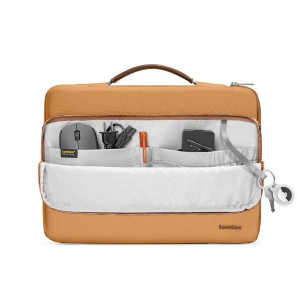 A14D2Y1 - Túi chống sốc MacBook Pro 14 inch Tomtoc Briefcase Bronze - 2