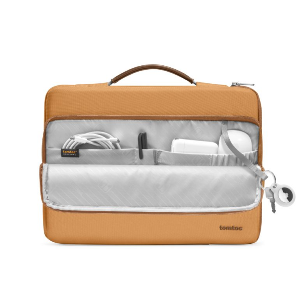 A14D2Y1 - Túi chống sốc MacBook Pro 14 inch Tomtoc Briefcase Bronze - 3
