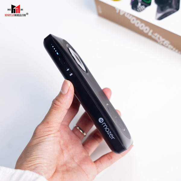 MMAGAIR14DUOBK - Pin dự phòng Mazer MagAir14 DUO MagSafe 15W 10.000 mAh - 12